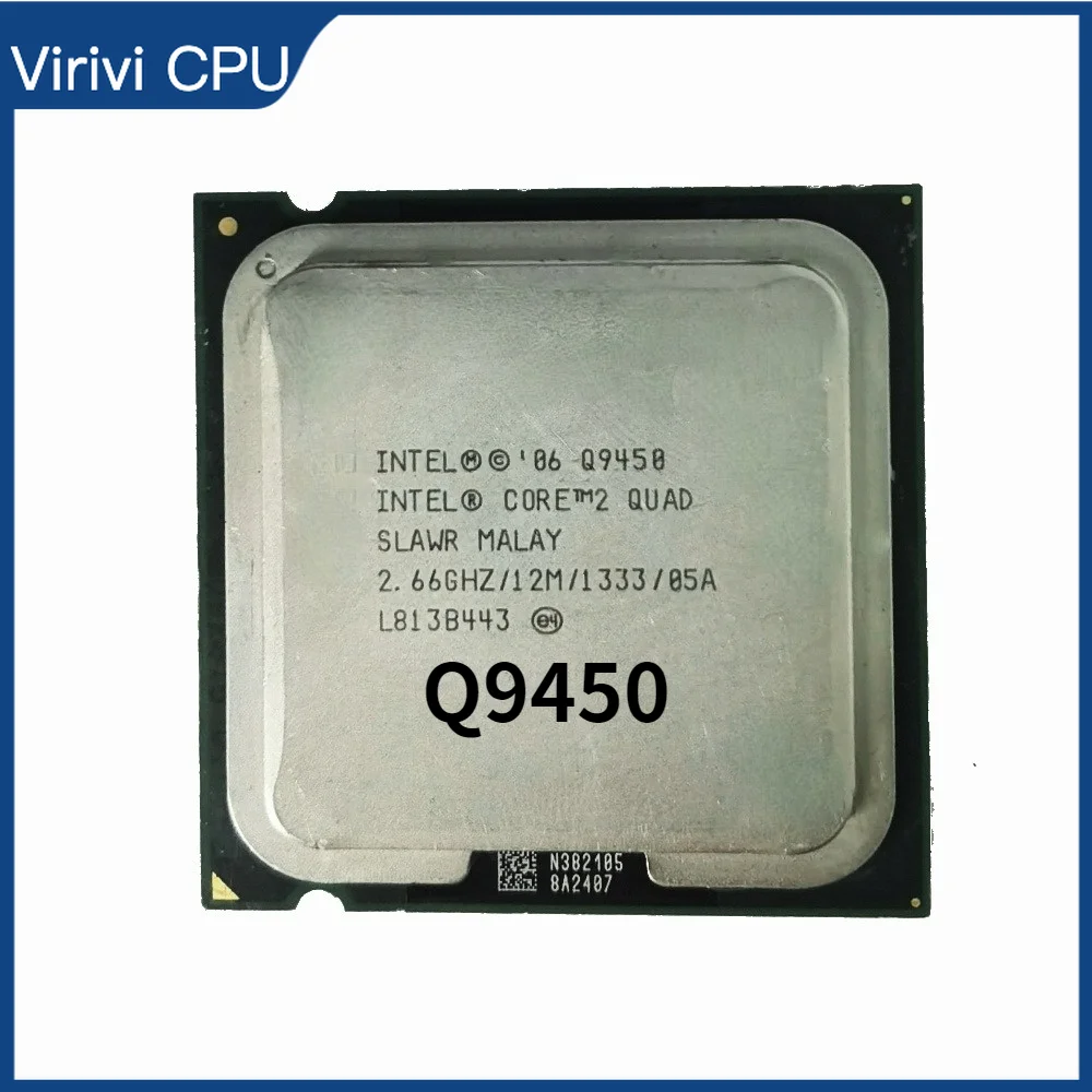 

INTEL CORE 2 QUAD Q9450 Processor 2.66GHz 12MB FSB 1333 Desktop LGA 775 CPU