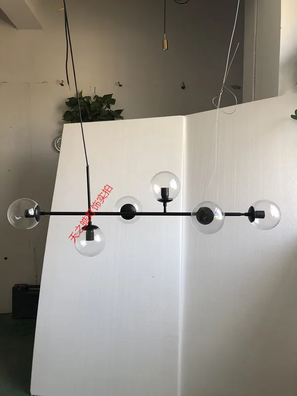 Современный подвесной светильник в скандинавском стиле дизайнерские стеклянные