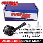 Бесщеточный двигатель Surpass Hobby C3530 2808(3530) кВ кв 14 полюсов для радиоуправляемого самолета с фиксированным крылом