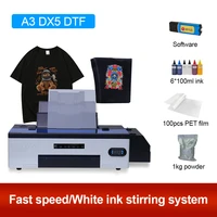 a3 dtf printer fast speed dx5 dtf printer heat transfer film direct transfer a3 dtf t shirt printing machine for all fabric
