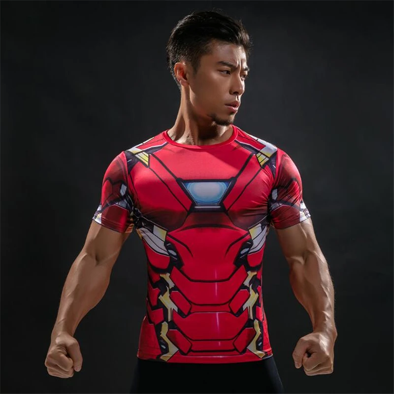

Marvel Iron Men Fashion Loose World Pattern Men's T-shirt Cool Game 3D Print 2021 Summer New T Shirts Men Casual Top T-shirts