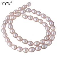 6 7mm purple cultured rice freshwater pearl beads natural pearl beads for diy craft bracelet necklace jewelry making