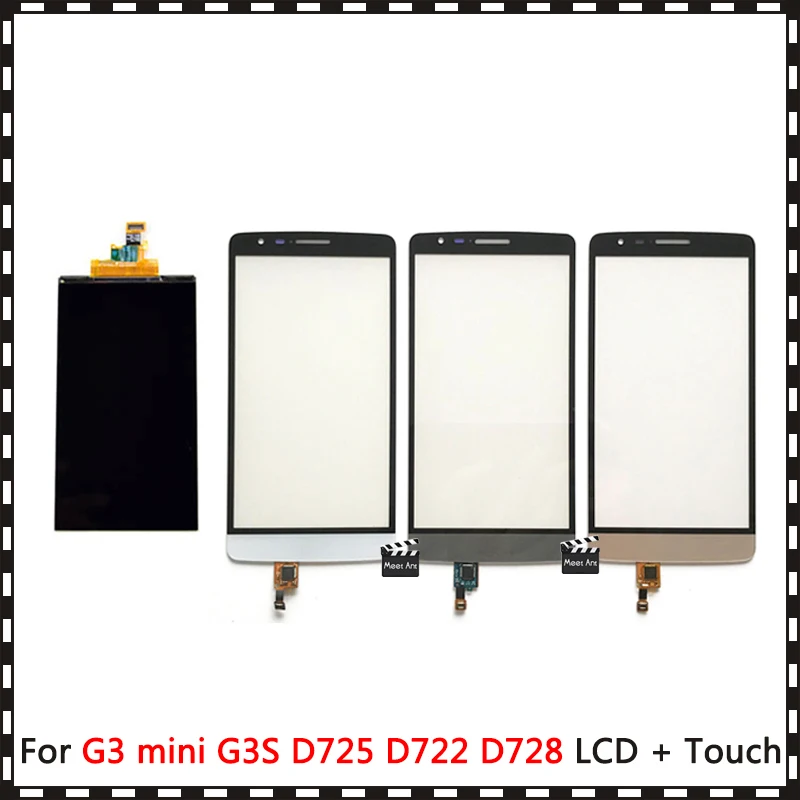 New High Quality 5.0'' For LG G3 mini G3S D725 D722 D728 Lcd Display With Touch Screen Digitizer Sensor | Мобильные телефоны