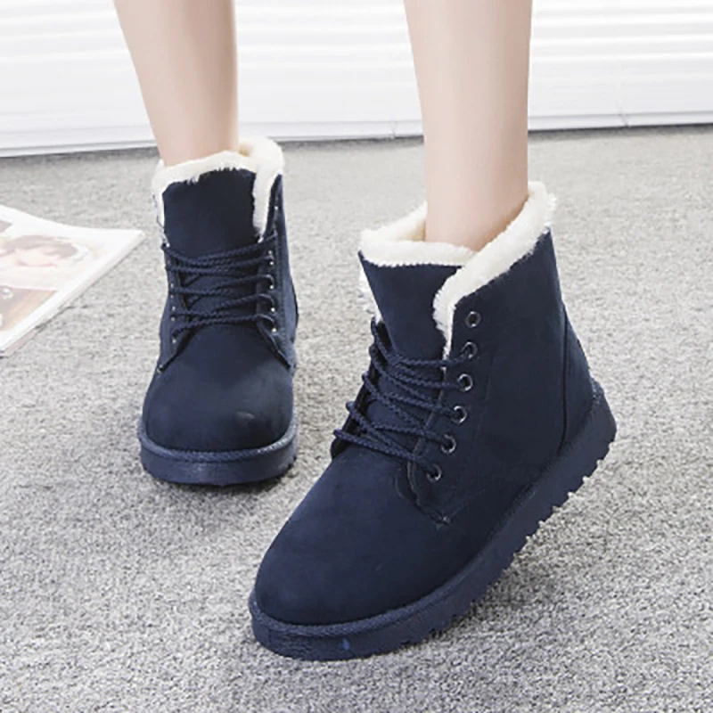 

Women Boots Warm Fur Snow Boots Women Winter Boots Fashion Ankle Boots Women Shoes Winter Snow Shoes Plus Size