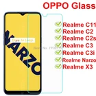 Закаленное стекло для OPPO Realme C11 C2 C2s C3 C3i Narzo 10a X3 SuperZoom, защита экрана от царапин, защитный чехол, стекло