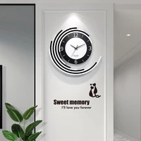 black and white wall clock creative silent modern design wall clock personality simple orologio parete wall clocks bg50zb