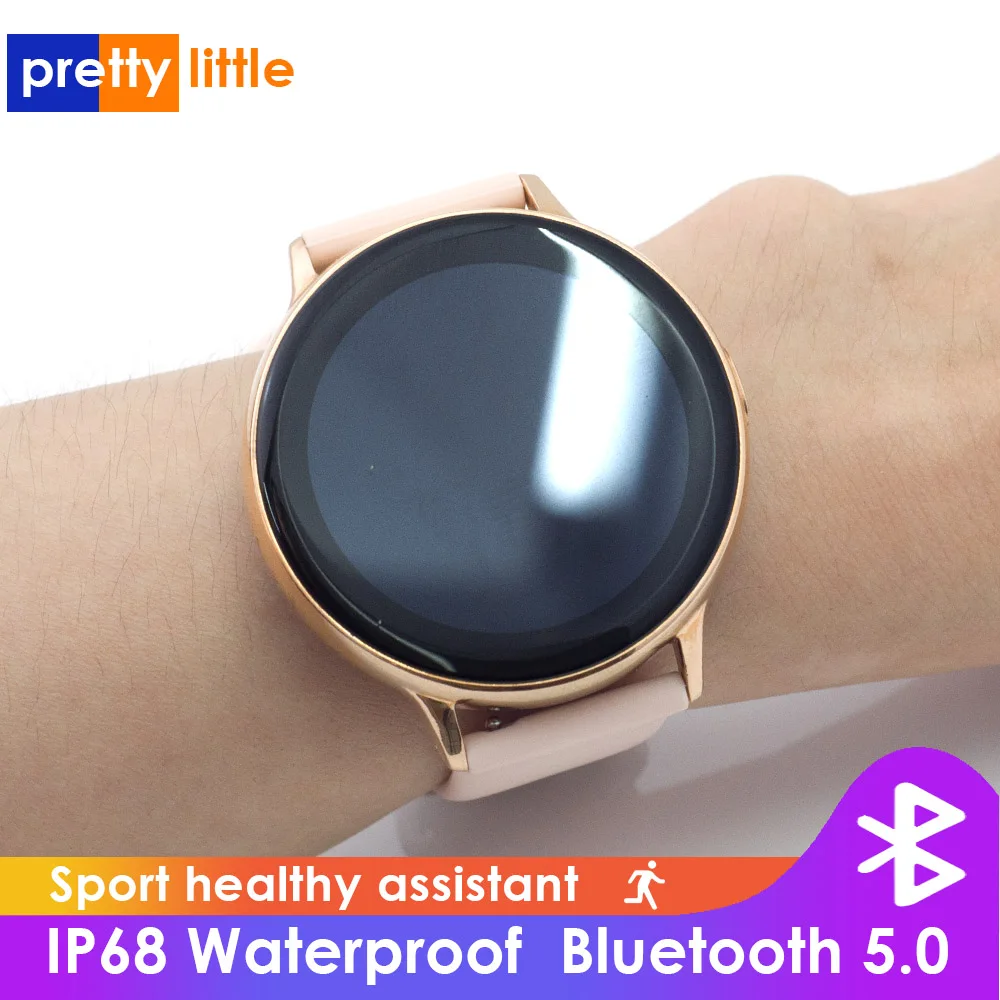 

New Smart Watch Men And Women IP68 Waterproof Blood Pressure Fashion Simple Women Heart Rate Tracker Full Touch Screen