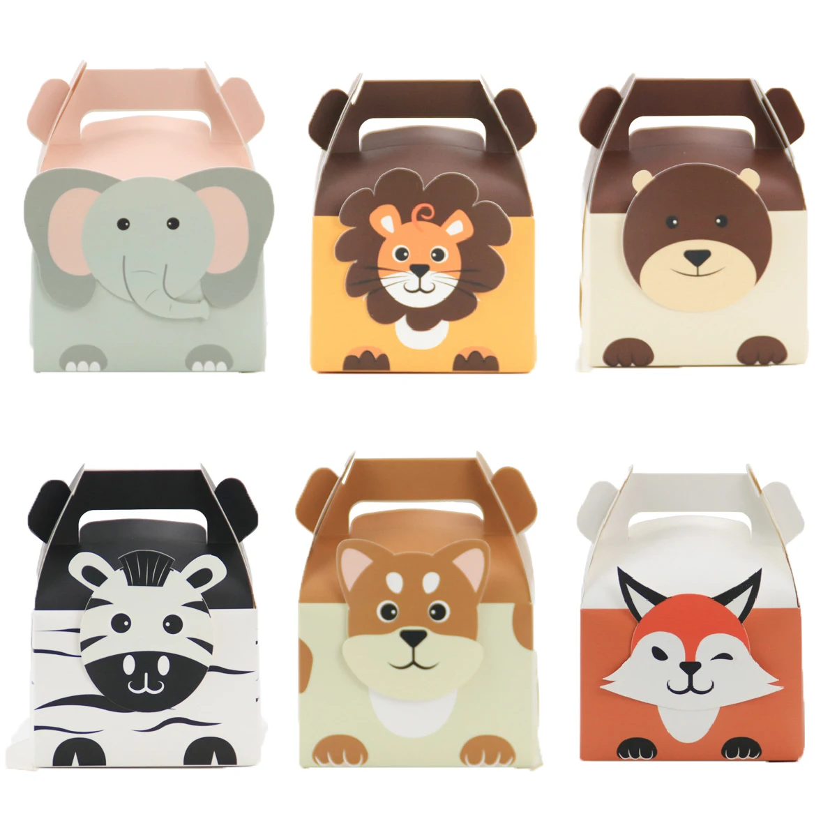 Милые Мультяшные в форме конфеты коробка бумажные коробки для детских подарков