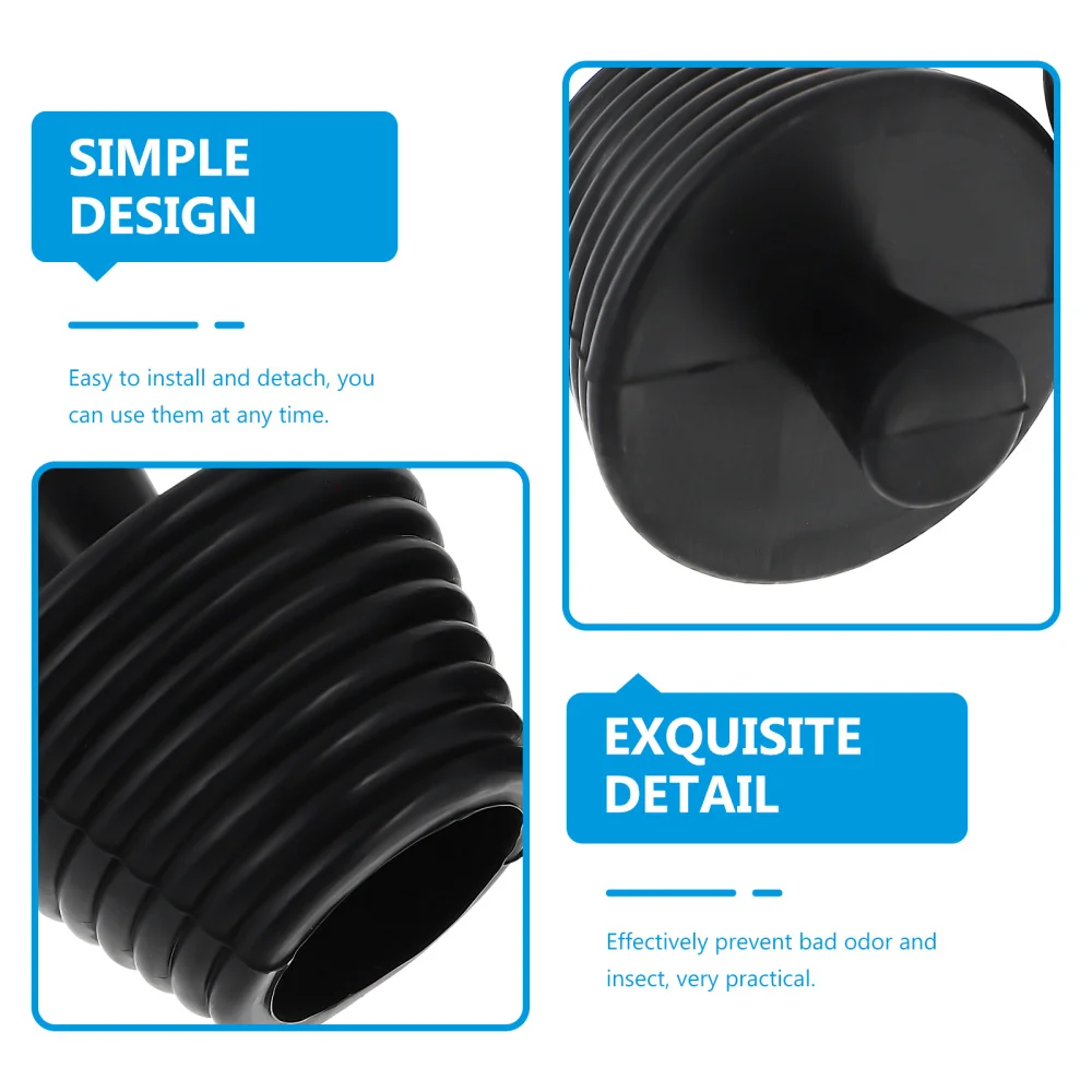 

2pcs Bathroom Sink Drain Plugs Anti-leak Bathtub Plugs Simple Sink Stoppers