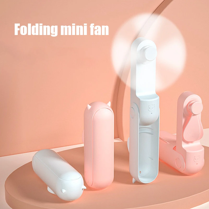 

Mini Fan Portable for Fan Handheld USB Foldable Rechargeable Fan Appliances Desktop Air Cooler Outdoor Travel Hand Fan