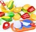 

New 1 Set Safe Children Play House Toy Plastic Food Toy Cut Fruit Vegetable Kitchen Baby Kids Pretend Play Educational Toys