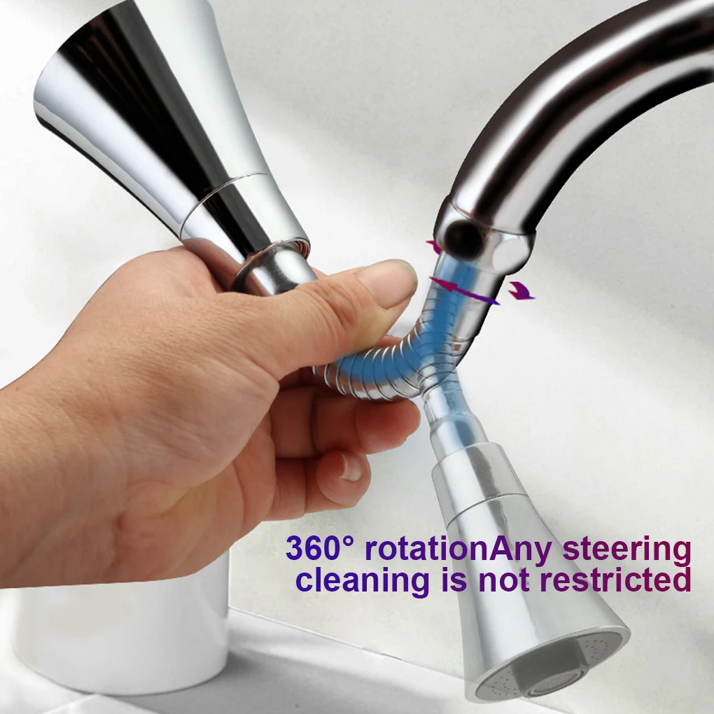 

Кухонный водопроводный кран универсальный Регулируемое давление 360 градусов вращающаяся водопроводная головка водосберегающий смеситель...