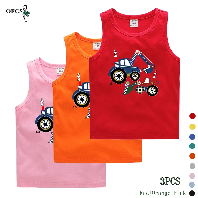

3 шт., детские летние хлопковые футболки для мальчиков и девочек