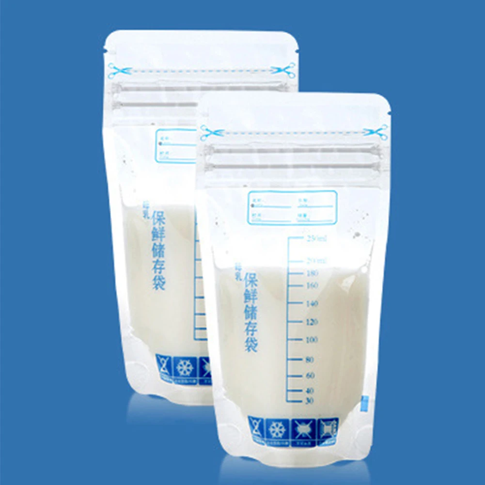 

30pcs Freezer Bag Labels Breast Milk Storage Safe Disposable