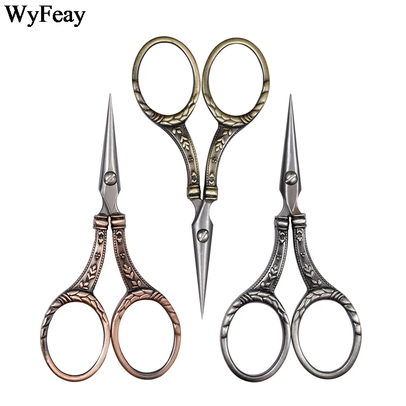 Профессиональные винтажные классические Ножницы для вышивки из нержавеющей