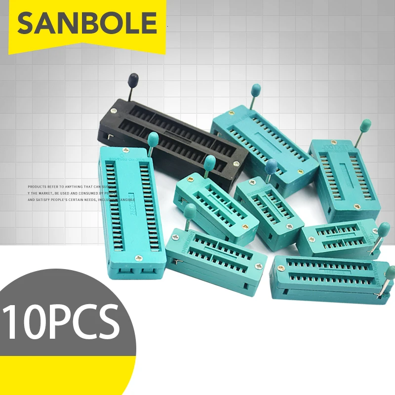 10 шт. универсальный тестовый соединитель для пайки 14/16/18/20/24/28/40P|Аксессуары