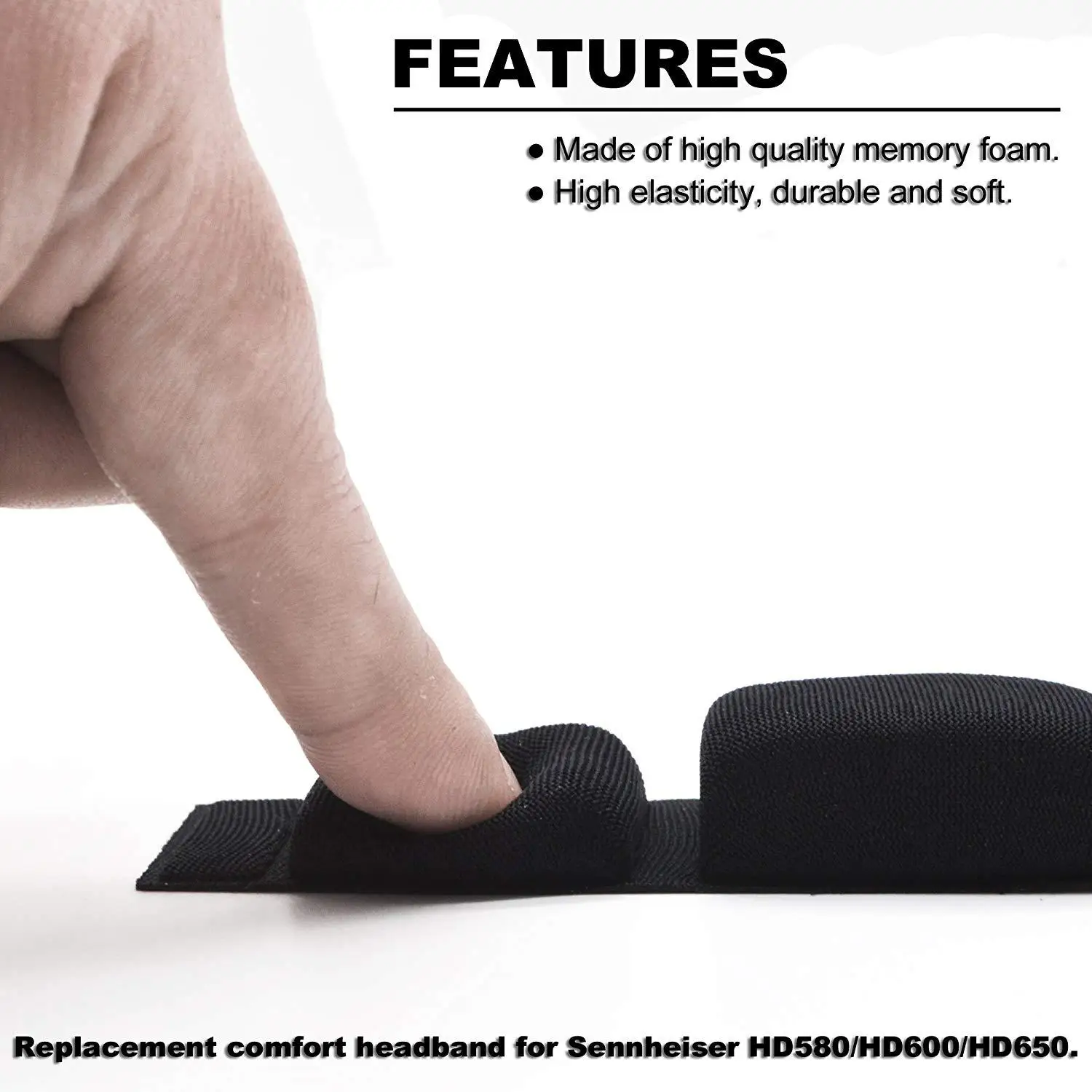 Сменный мягкий обруч из пенопласта подушка для наушников Sennheiser HD650 HD600 HD581 HD545