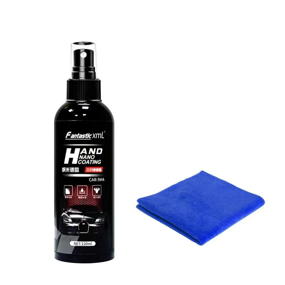 

120ml Car Fluid Layer Nano Spray Strong Hydraulic Glass Waterproof For Vehicle Coating Protection Anti-corrosion V4V4