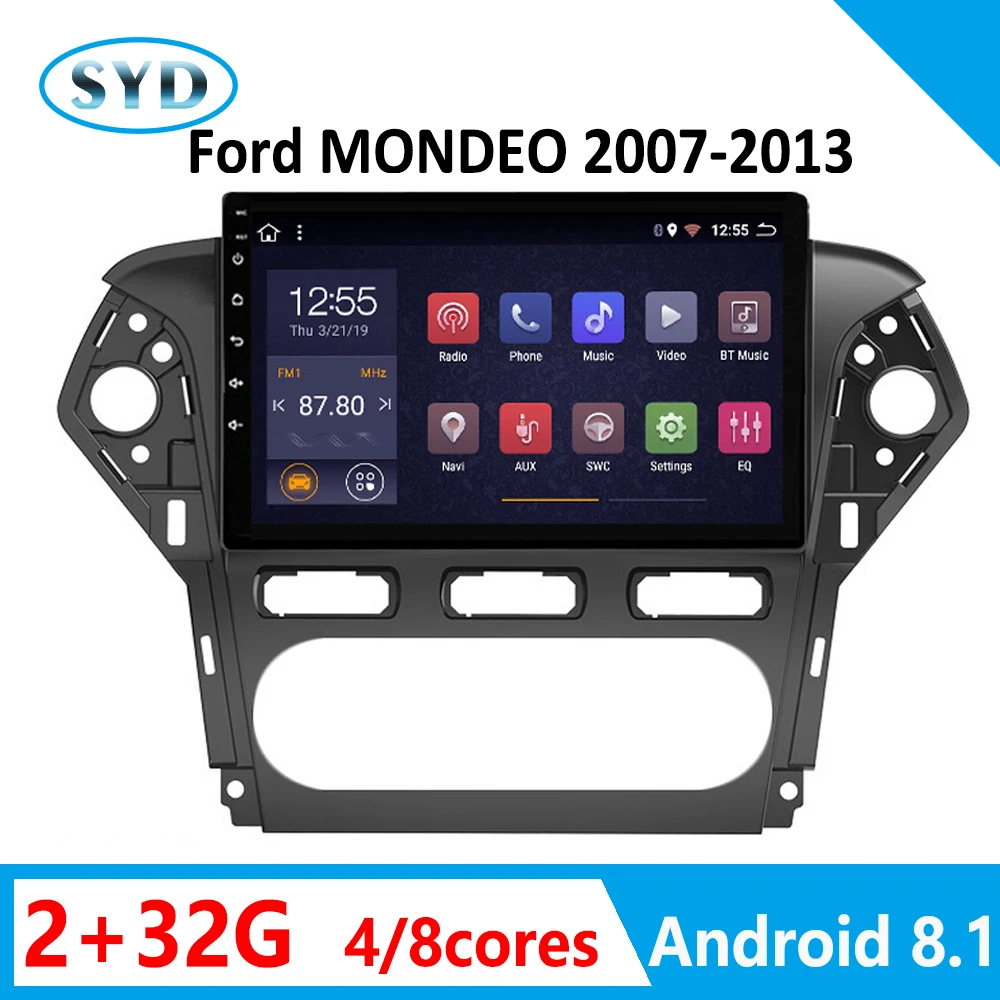 Автомагнитола на android для Ford MONDEO мультимедийный проигрыватель с DVD плеером 1DIN SWC 32