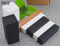 20pcs 17 sizes brownwhiteblack blank kraft paper box for cosmetic packing valves tubes craft candle gift packaging boxes