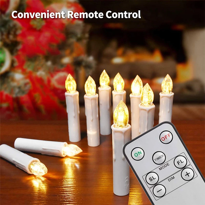 led christmas candle light plastic flameless flicker with timer remote sucker window candles newyear home decoration tree candle free global shipping