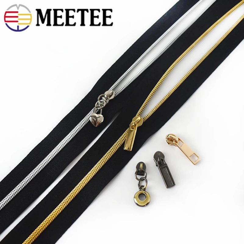 Модные круглые кольца 3 # 10 шт. слайдеры на молнии для нейлоновых молний курток