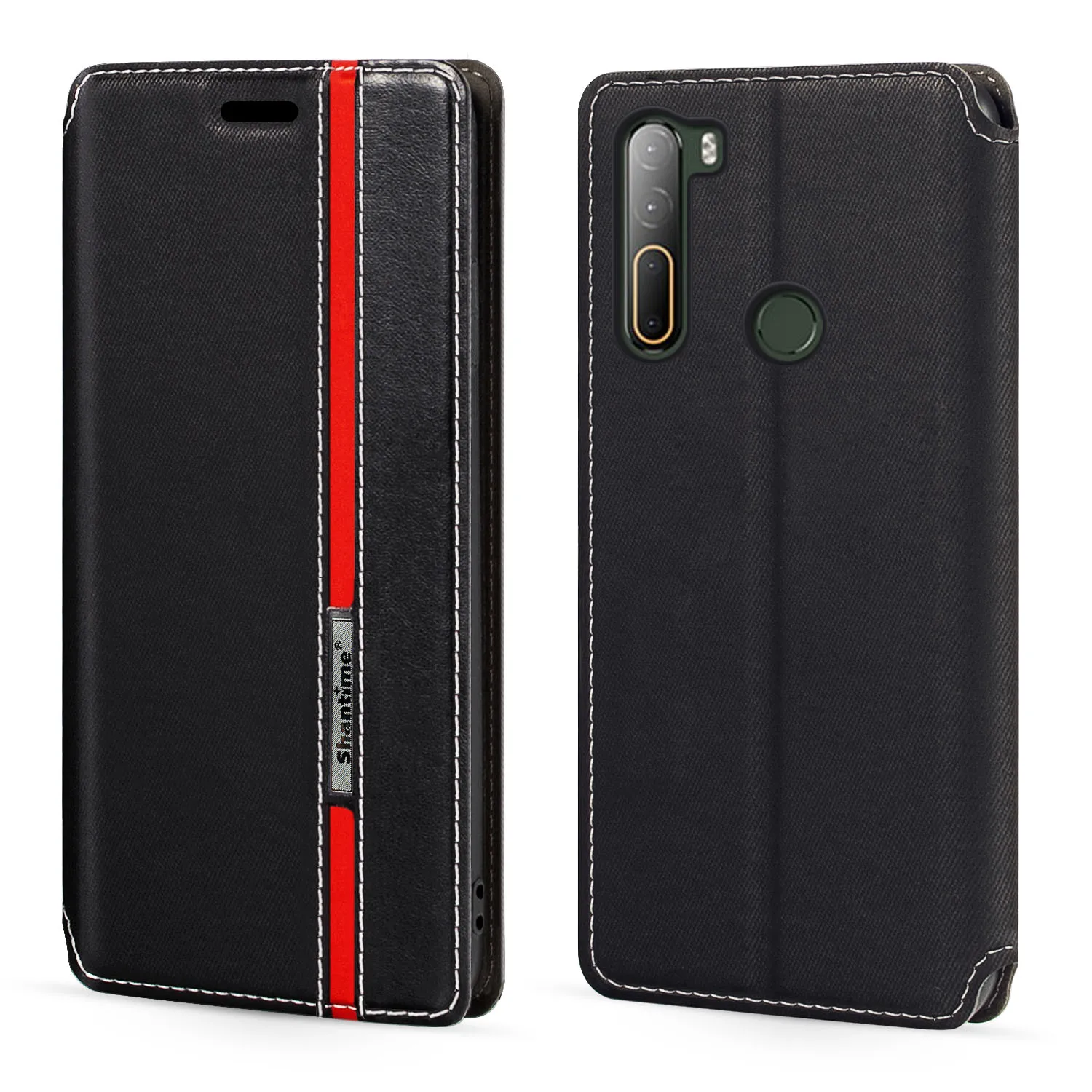 

Кожаный чехол-книжка с магнитной застежкой для HTC U20