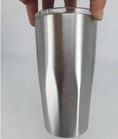 stainless steel tumbler vacuum insulated double wall 20 oz tumbler with clear lids travel mug keep cold or hot drinks