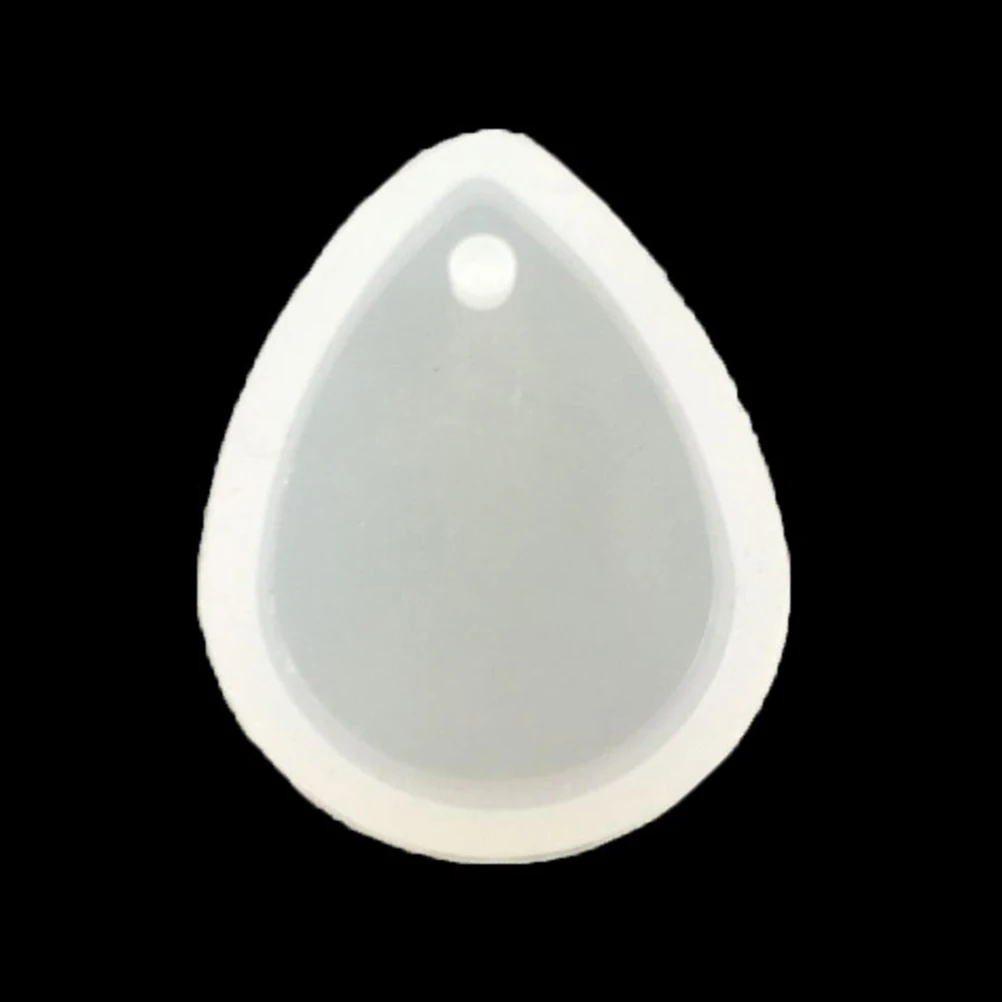 

1/5Pcs Water Drop Shape Round Silicone Mold For Resin Forms Crystal Diamond Bracelet Pendant Doming Mould Cake Decorating Tools