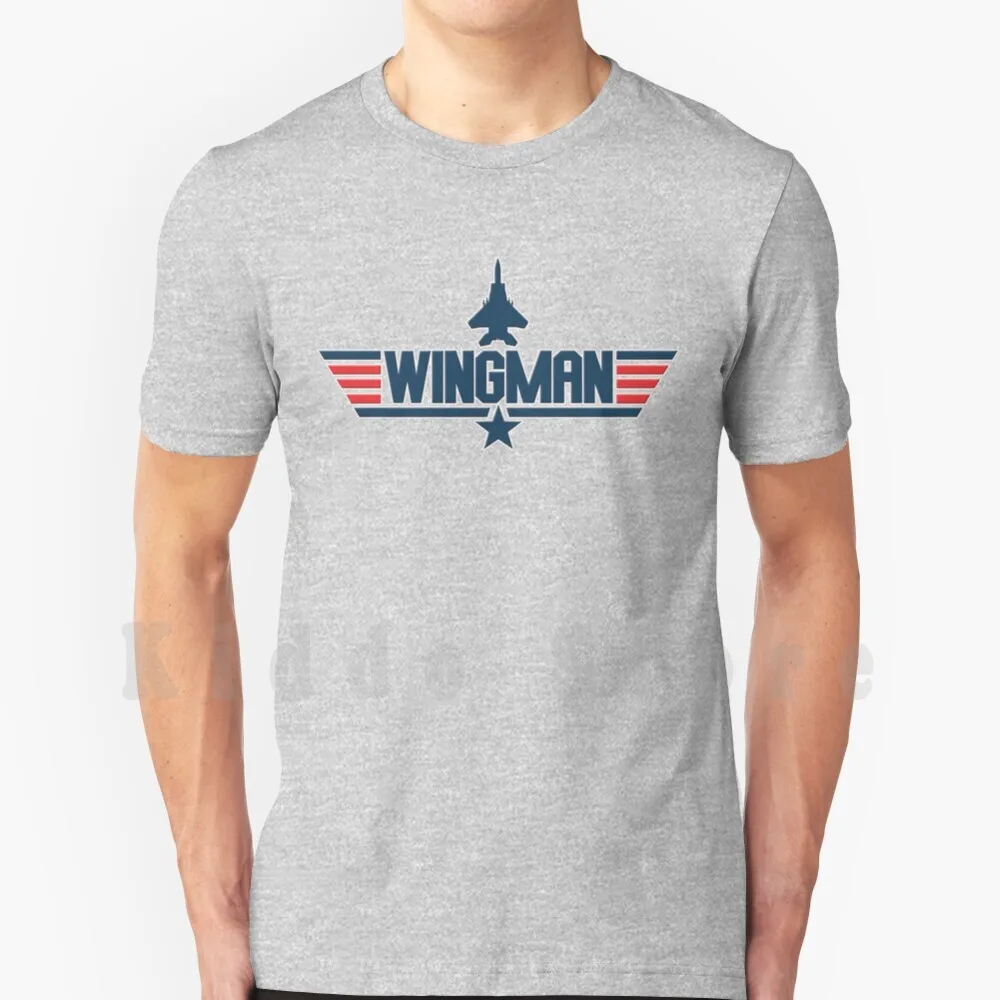 Wingman-Maverick Style T Shirt Men Cotton S-6xl Pilot Wingman Fighter Jet Airplane Navy