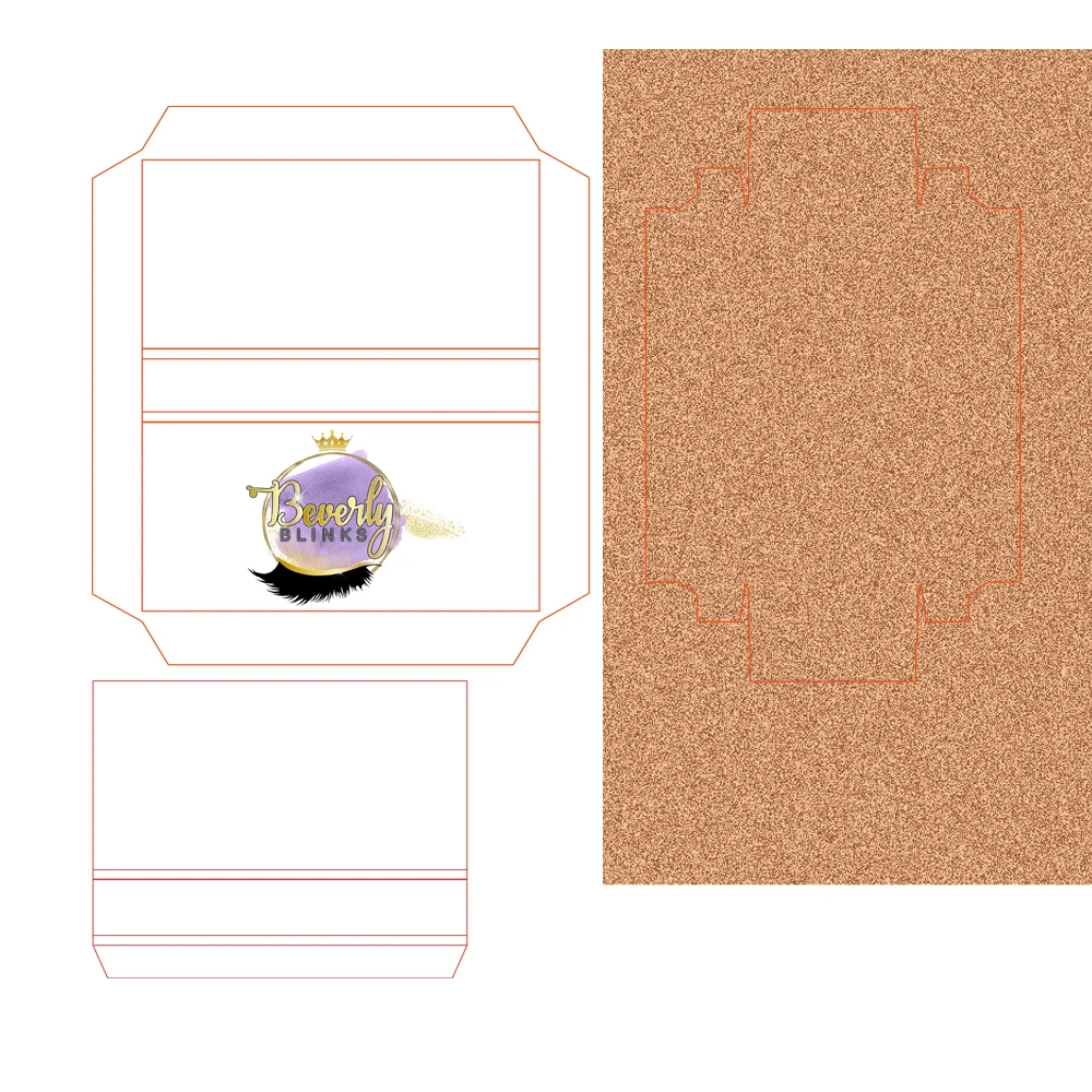 Пользовательские ресницы упаковочная коробка коробки для ресниц упаковка с