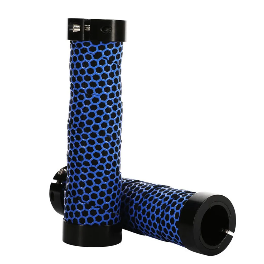 

Bicycle Mountain Bike Straight Rubber Grips MTB Cycling Handlebar Cover Grips Anti-Slip Handle Grip Lock Bar End Bike Accessorie