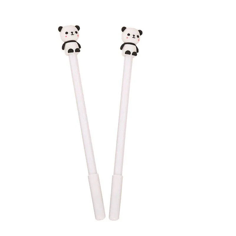 

2pc Kawaii Little Bear Gel Pen Cute Panda Student The Black Ink Signature Water Pen Cartoon Office School Supplies Stationery
