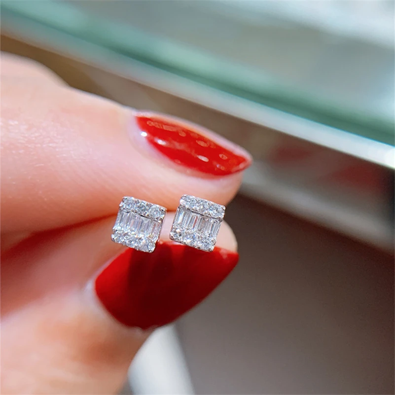 

Natural Diamond Gemstone Bizuteria Earring for Women S925 Sterling Silver Oorbellen Bijoux Femme Silver 925 Jewelry Orecchini