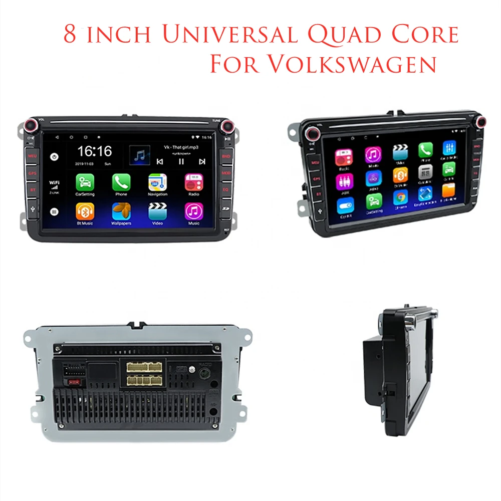 

2 din Android 10 Car Radio GPS Multimedia Player 8'' Universal For VW/Volkswagen/Golf/Passat/b7/b6/Skoda/Seat/Octavia/Polo/Tigua