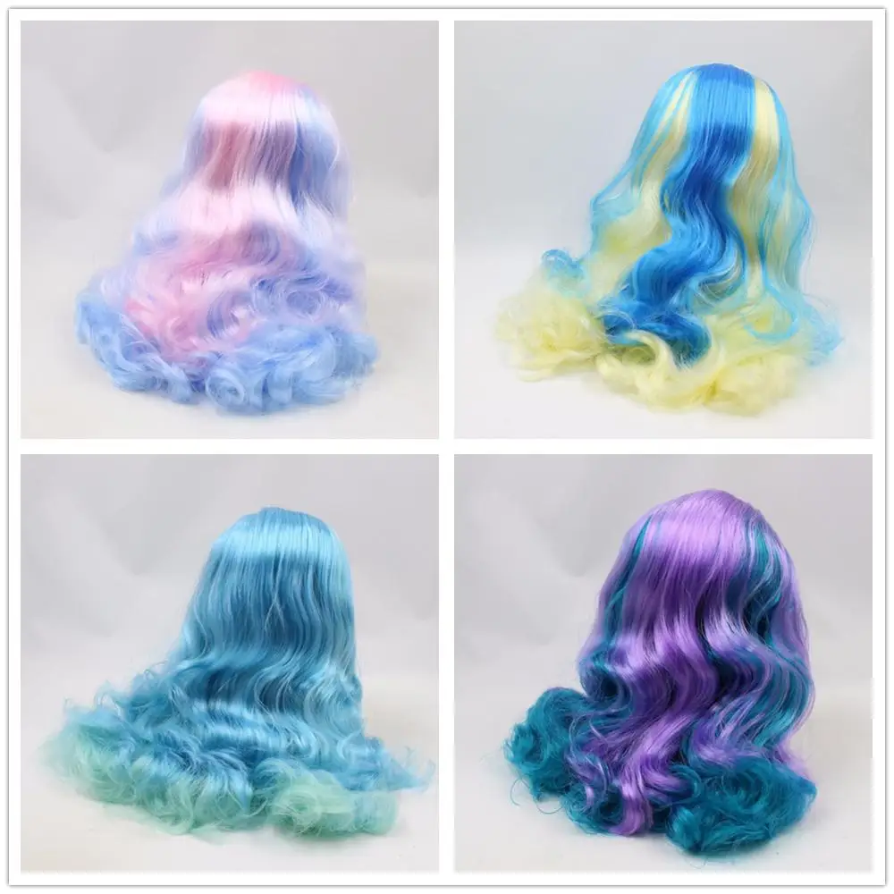 DBS blyth doll icy wig only rbl scalp and dome Layered hair 2 colors for DIY custom | Игрушки и хобби