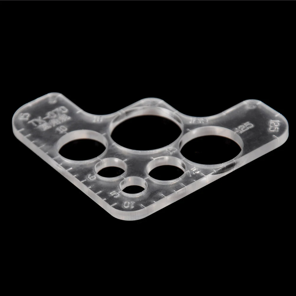 

1pcs 90*90mm DX-20 Acrylic R Round Corner Module Leather Craft DIY Hand Board Tool
