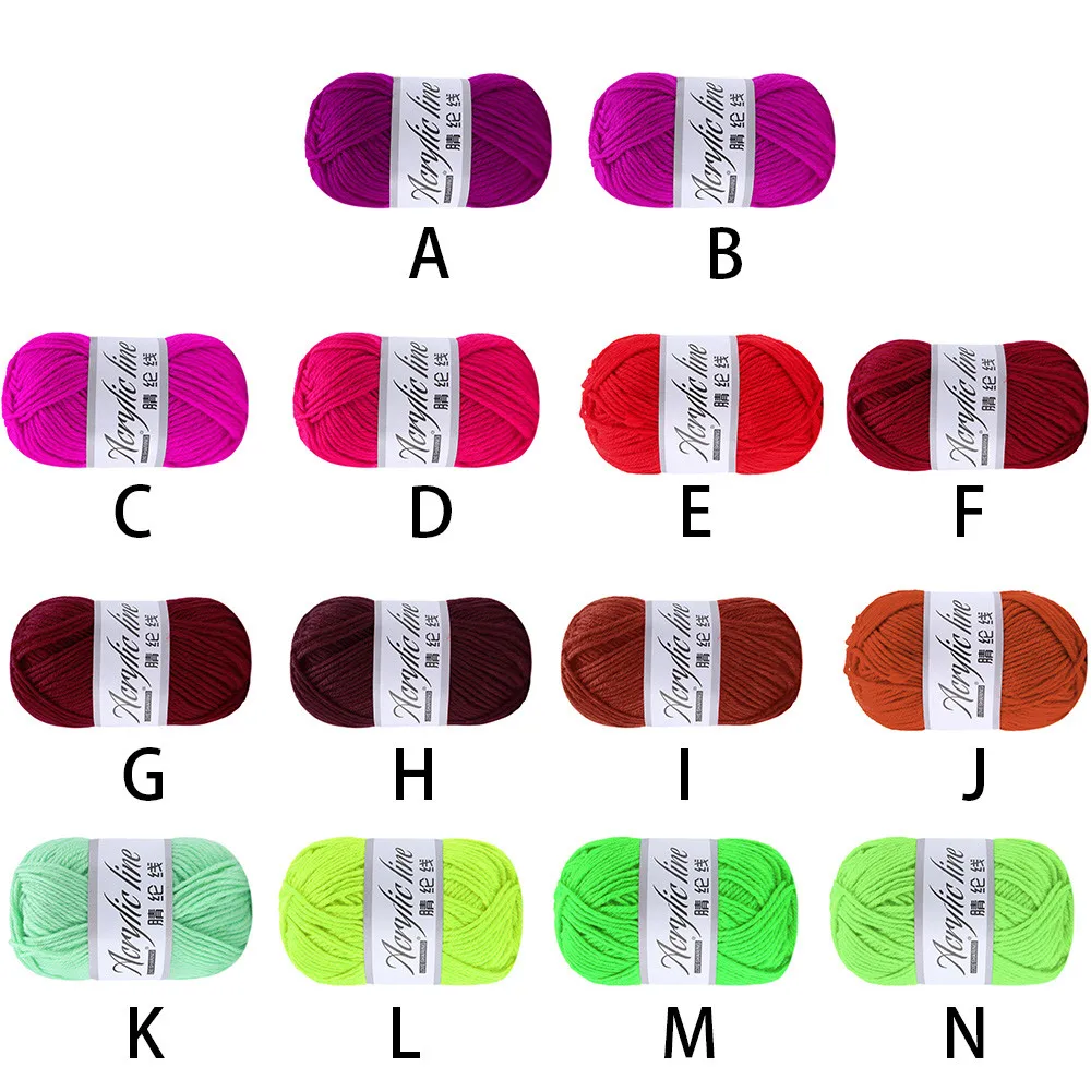 Шерстяной пряжи 50g на не сужающемся книзу массивном Шерсть ровинг вязанный