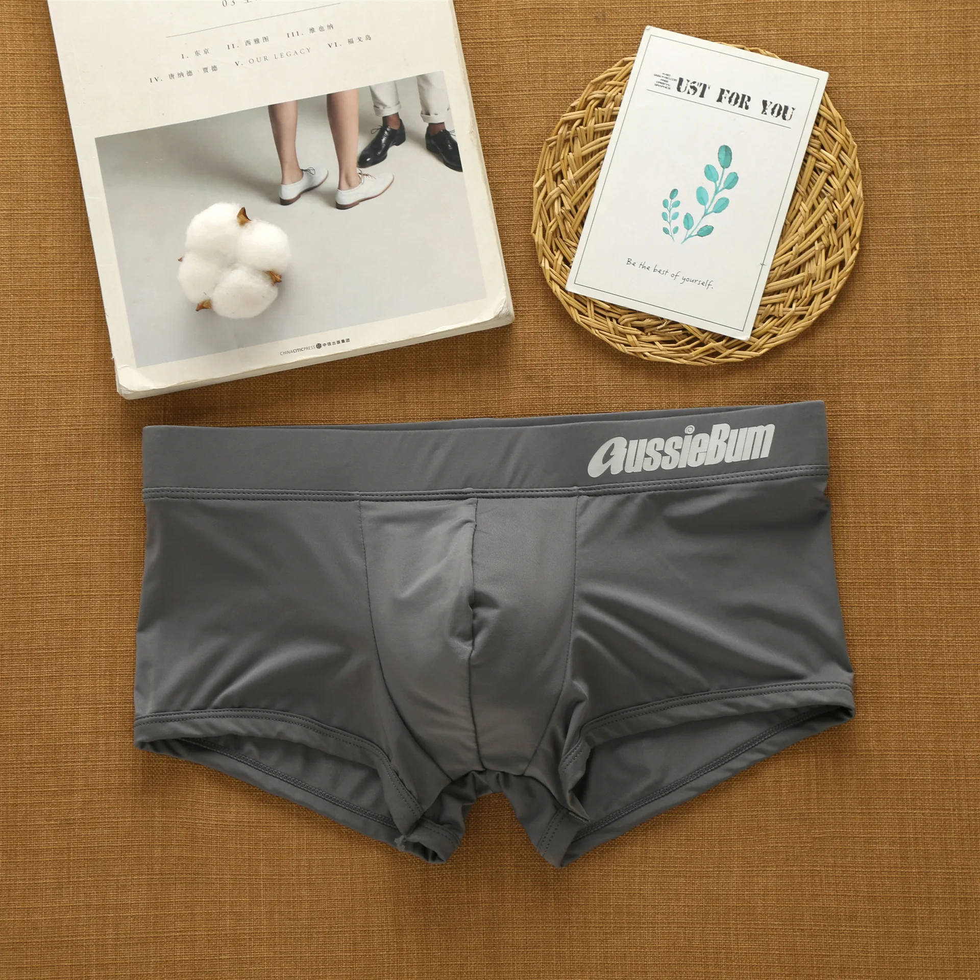 Мужские трусы-боксёры с низкой посадкой дышащее нижнее белье | Мужская одежда