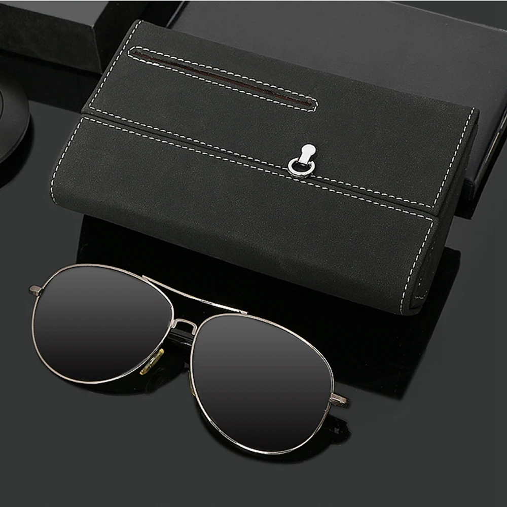 

Car Sun Visor Organizer Pu Leather Box Auto Sunglasses Case Universal Sunshade Storage Bags Card Holder Car Interior Accessories