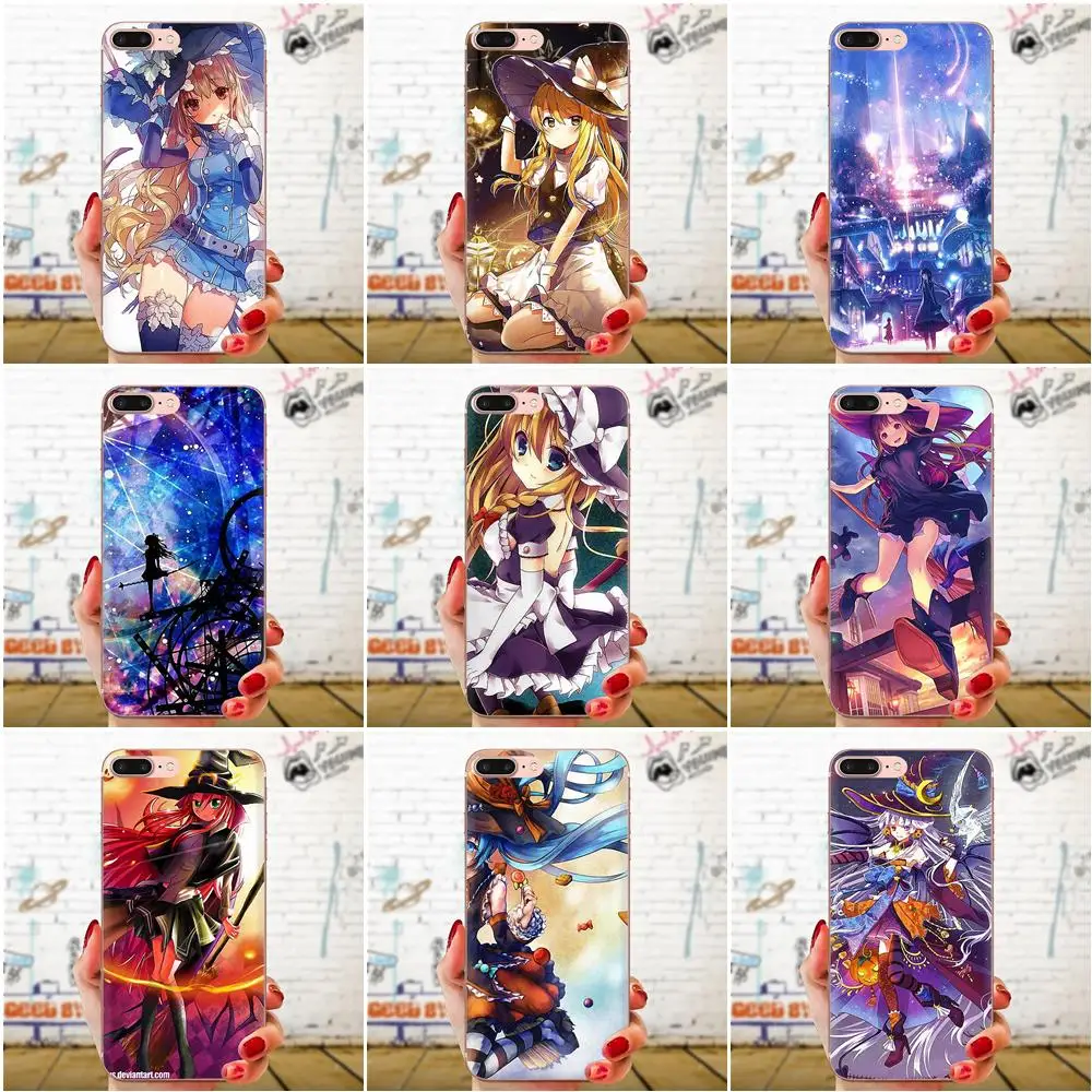 For Galaxy Grand A3 A5 A7 A8 A9 A9S On5 On7 Plus Pro Star 2015 2016 2017 2018 Soft Transparent Cover Anime Hat Girl | Мобильные