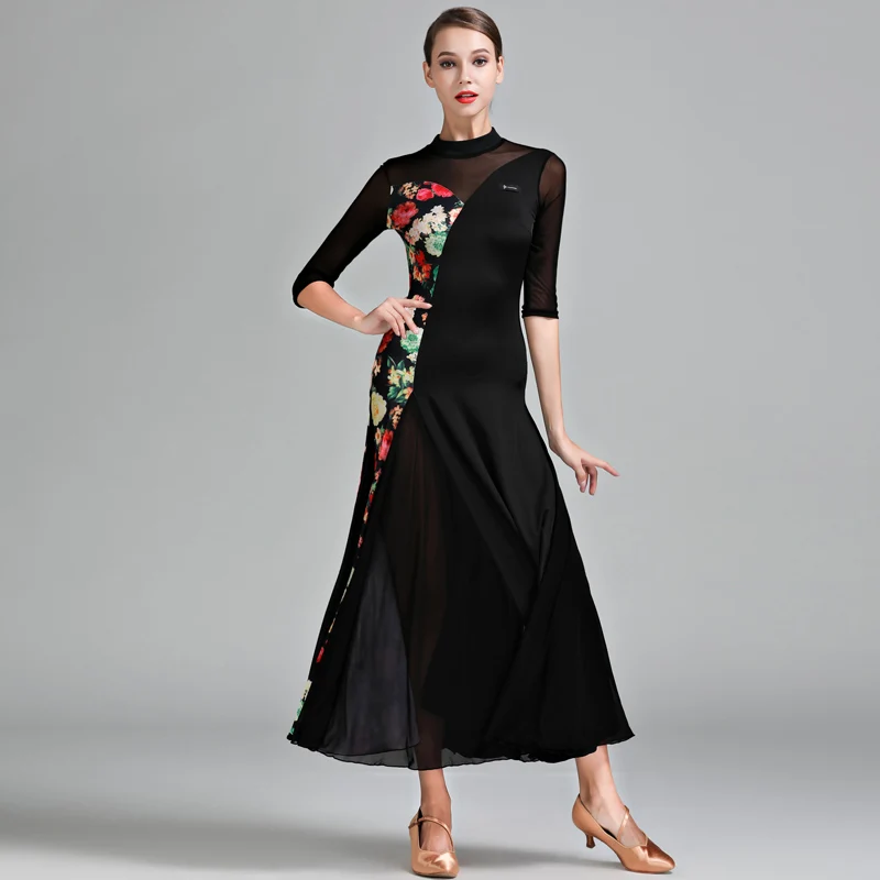 2021 новые Бальные платья женские бальные Вальс для бальных танцев Одежда Вальса