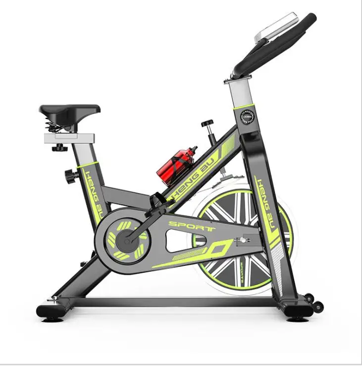 Вращающийся велосипед домашний велотренажер бесшумное фитнес оборудование