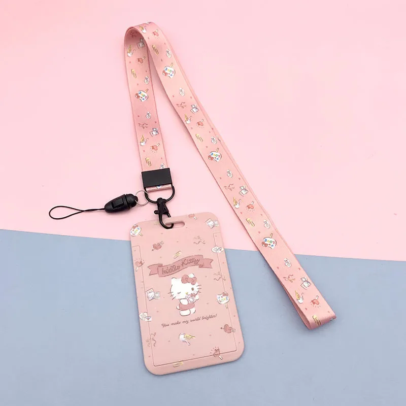 Кошелек Hello Kitty для девушек с отделением монет и шнурком студентов сертификатом