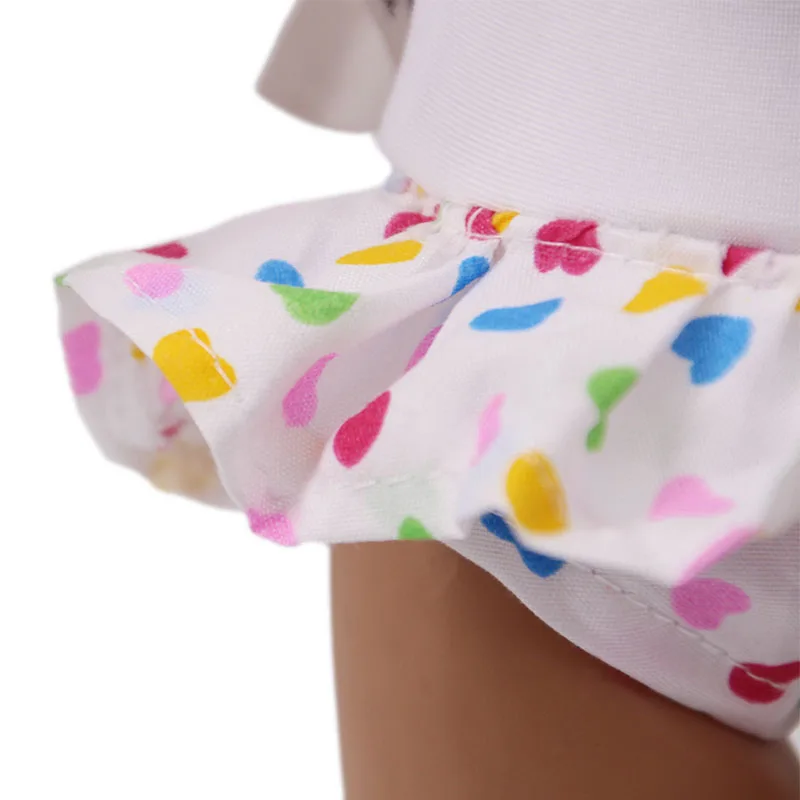 LUCKDOLL маленький свежий, милый купальник подходит 18 дюймов Американский 43cmBabyDoll одежда аксессуары, игрушки для девочек, поколение, подарок на день рождения