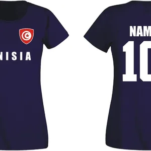 tunisia t shirt jersey team name nr footballer 2019 hot sale new fashion street wear brand clothing women s shirt free global shipping