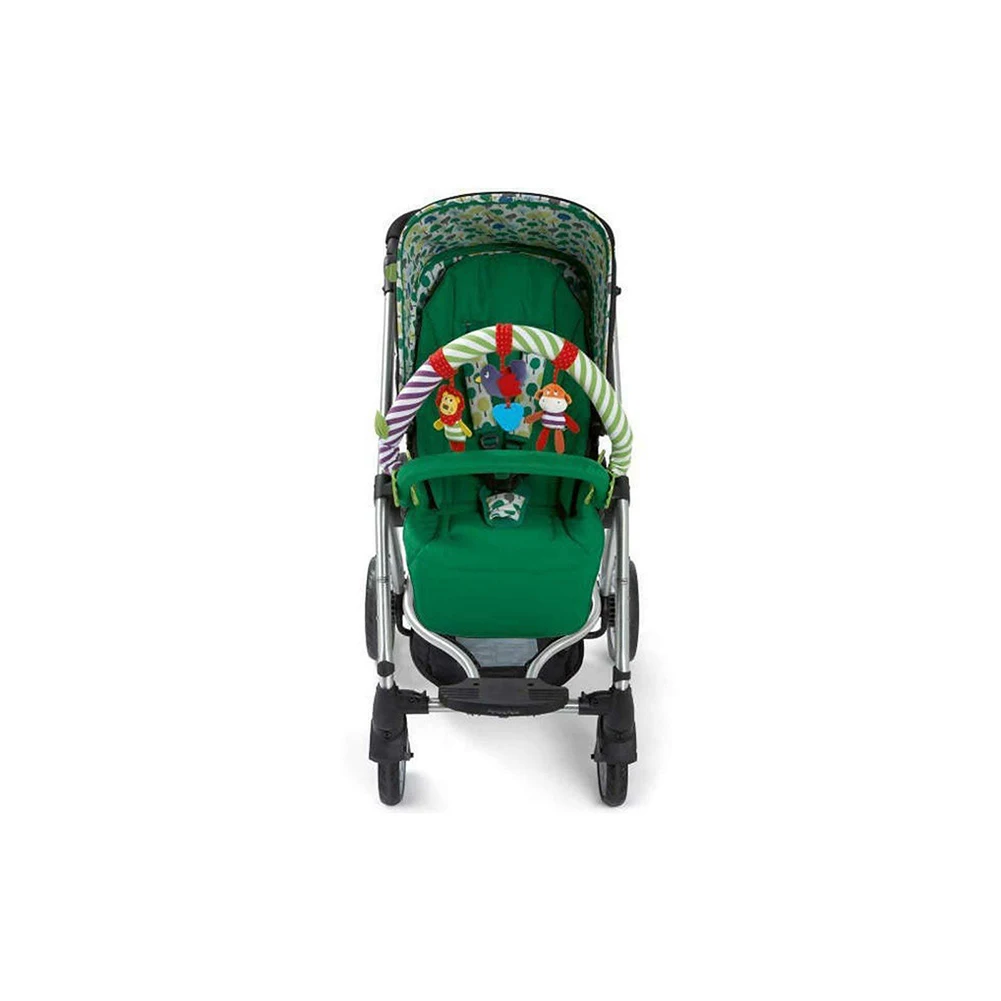 Аксессуары для детской коляски детская игрушка-погремушка зажим кровати