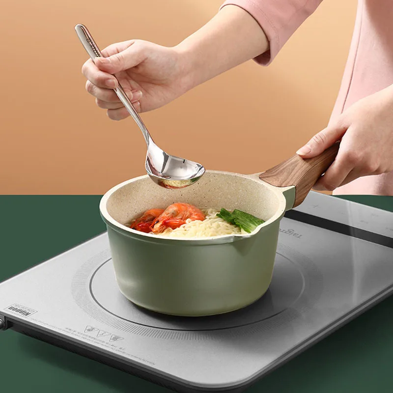 Антипригарная сковорода maifan с каменным покрытием бытовая многофункциональная