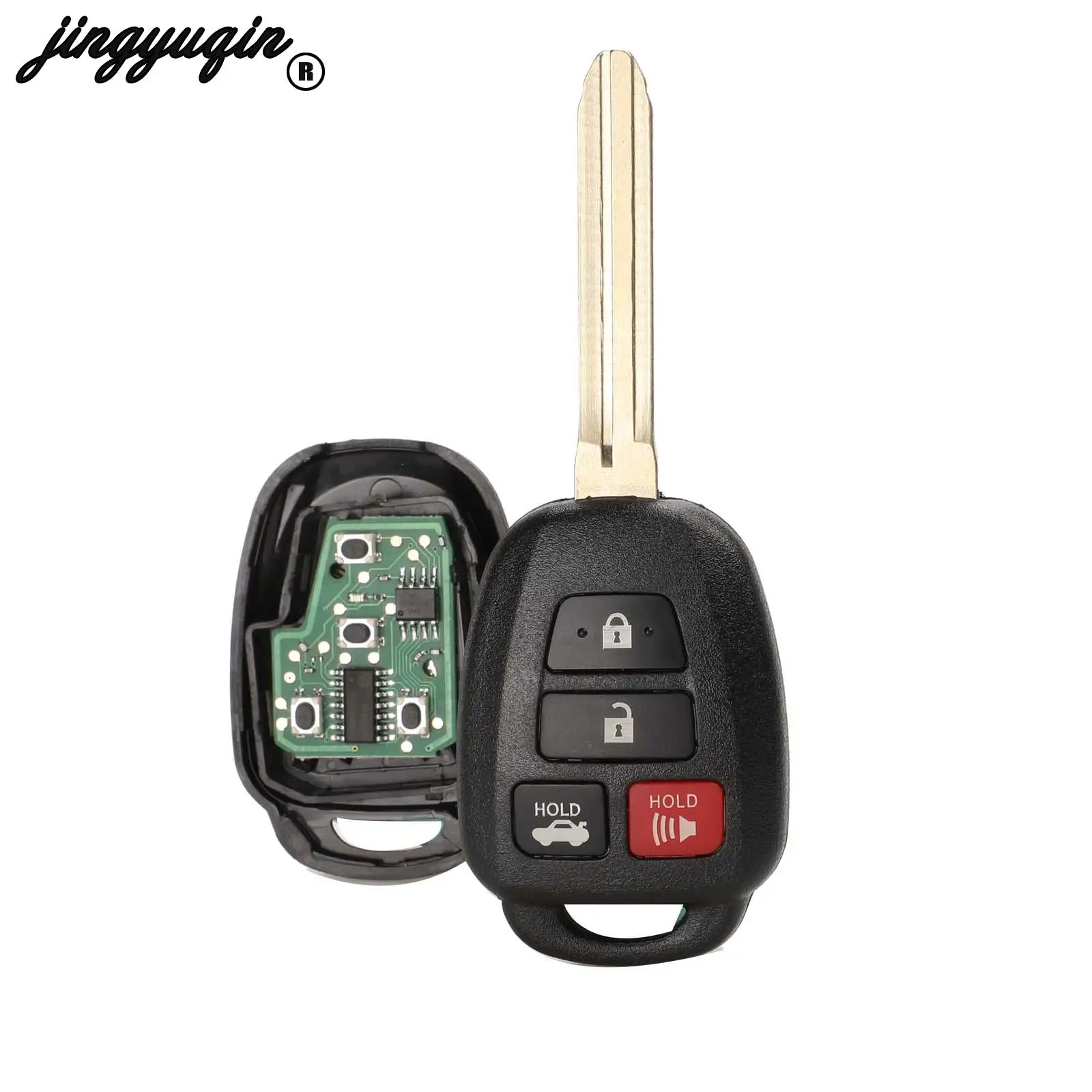 Пульт дистанционного управления для автомобиля jingyuqin 3/4 B 315 МГц Toyota CAMRY 2012 2013 2014 2015