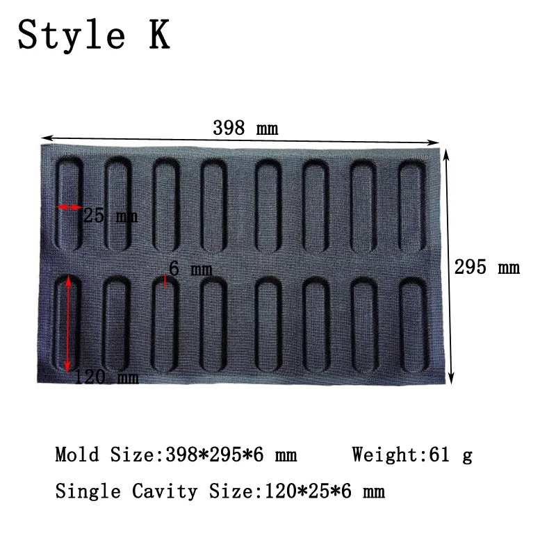 Meibum Еда Класс перфорированные Стекло волокно-силиконовые хлебные формы Маффин
